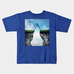 long legs businessman Kids T-Shirt